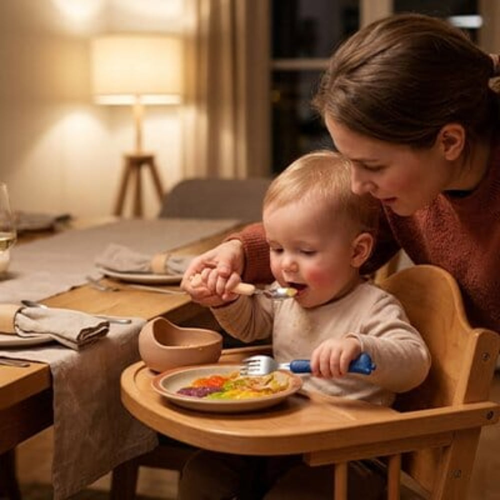 Couvert inox bebe​ alternative sûre et pratique