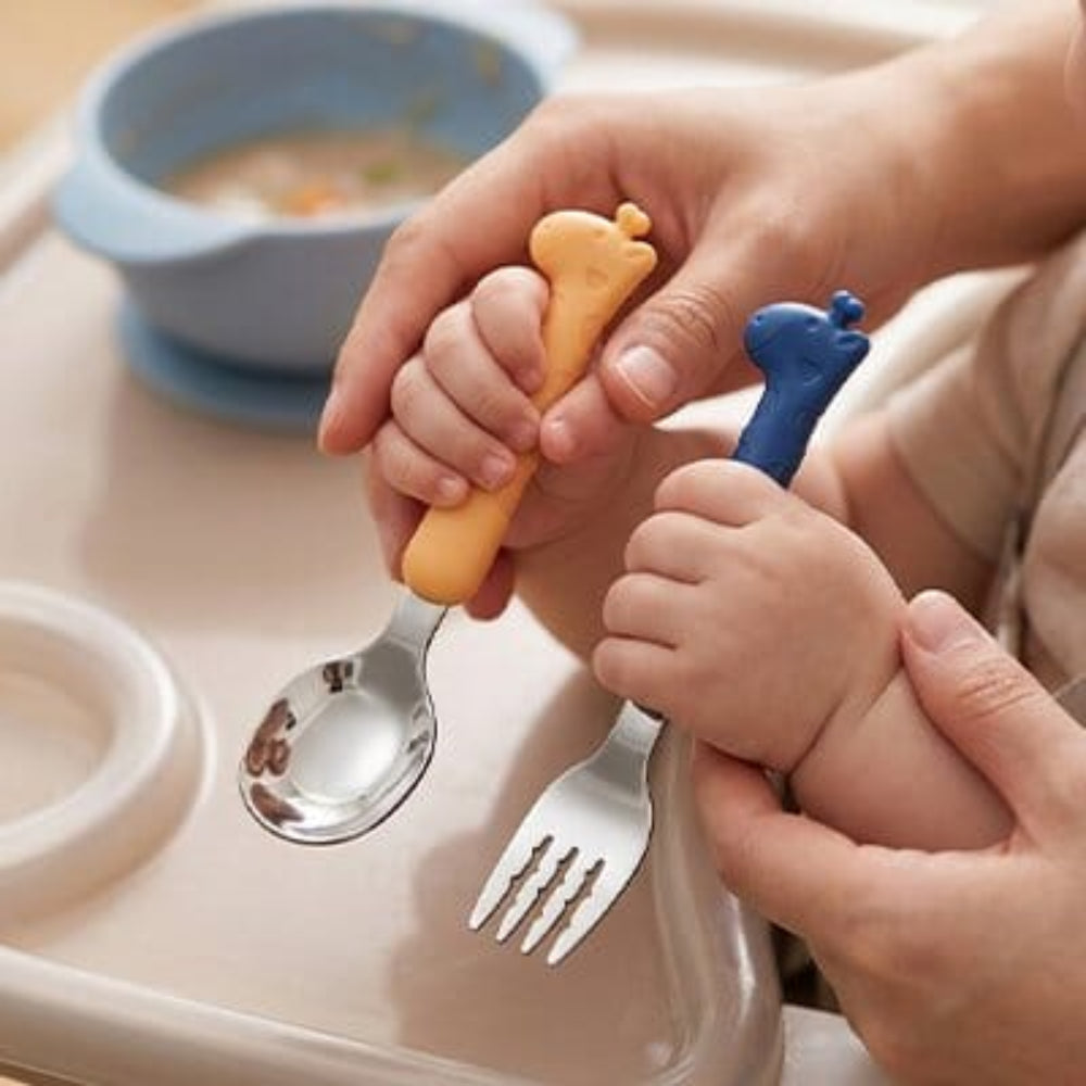 Couvert inox bebe ​autonomie encouragée