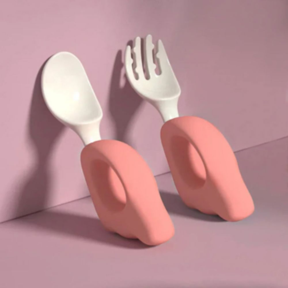 Couvert pour bebe rose