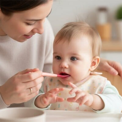 Cuillère bébé  contact alimentaire sécurisé