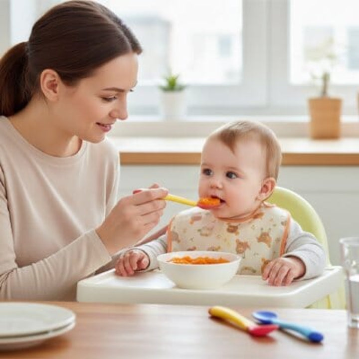 Cuillère bébé détection de la température