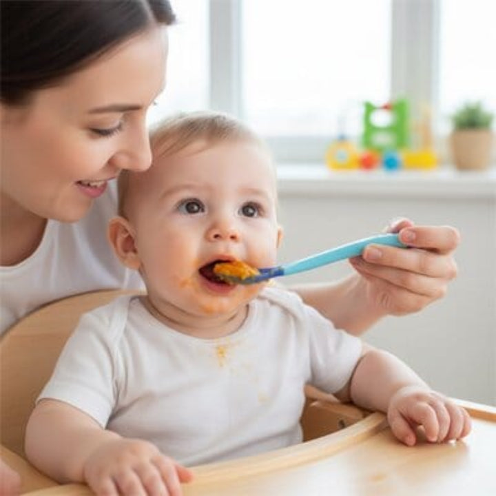 Cuillère bébé embout doux 