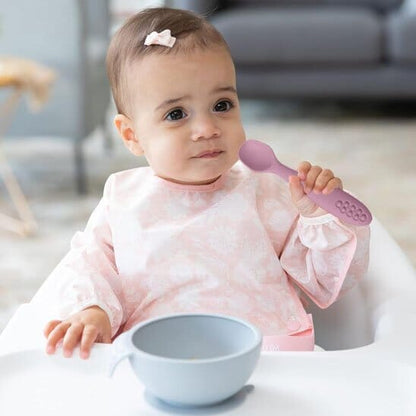 Cuillere bebe embout plat adapté