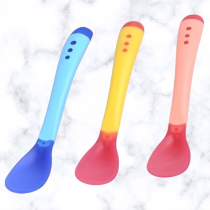 Cuillere bebe silicone 3 pieces