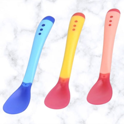 Cuillere bebe silicone 3 pieces