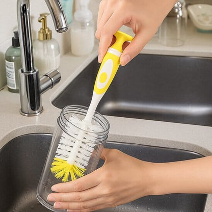 Goupillon biberon combinaison d'une brosse cylindrique
