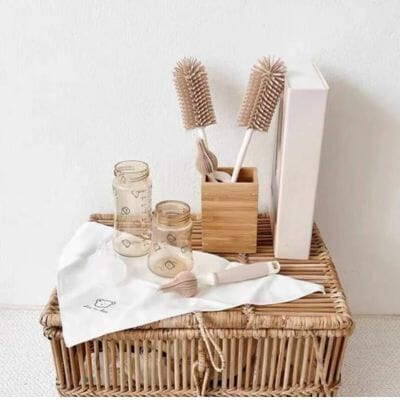 Goupillon pour biberon - Nouveau-né en silicone