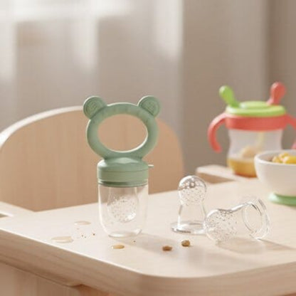 Grignoteuse bebe forme ludique avec oreilles d'animal