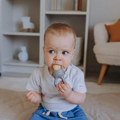 Grignoteuse bebe permet d'introduire fruits, légumes et aliments solides