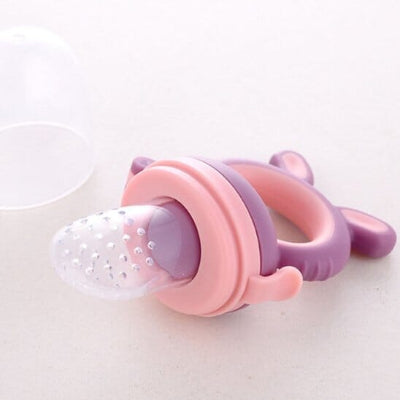 Grignoteuse bebe sécuri'miam-tetine perfores en silicone