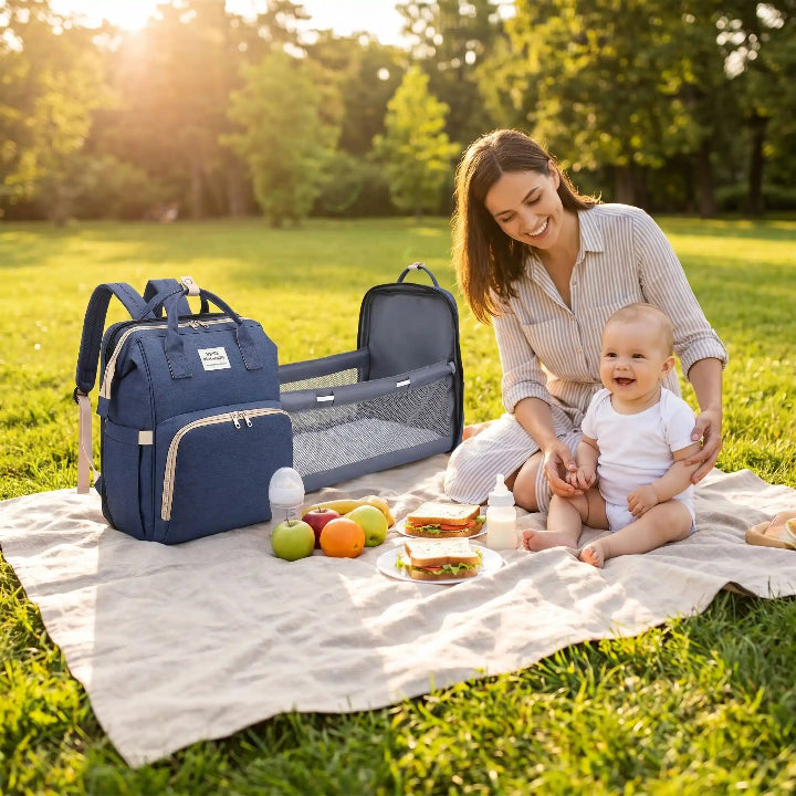 Sac  a  dos a langer mom's bag picnic