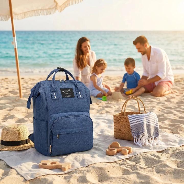 Sac a dos a langer nappybag plage