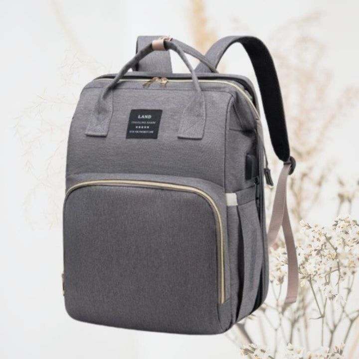 Sac a langer bebe Travel Toddler gris