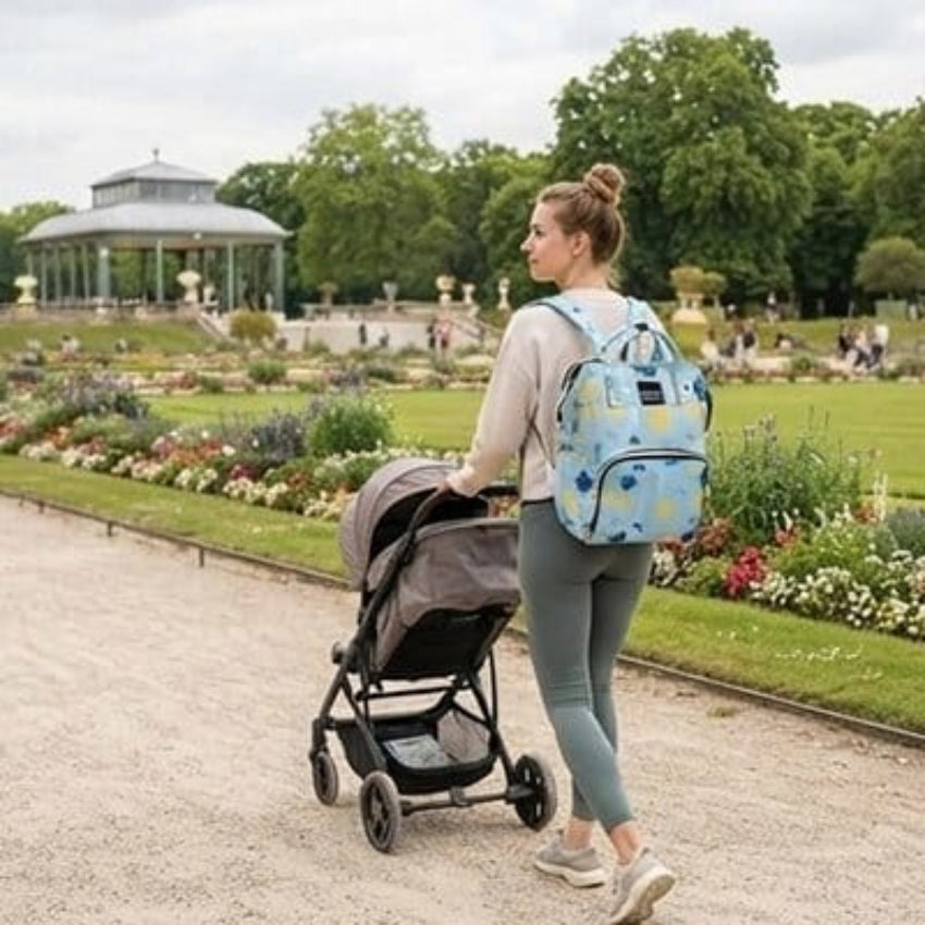 Sac a langer bebe design backpack avec bretelles rembourrées