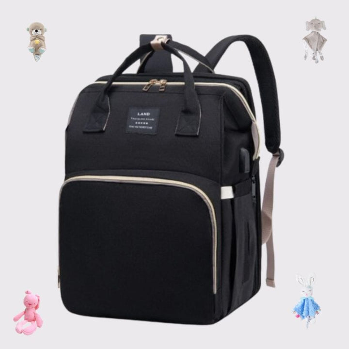 Sac a langer bebe-Travel-Toddler-noir