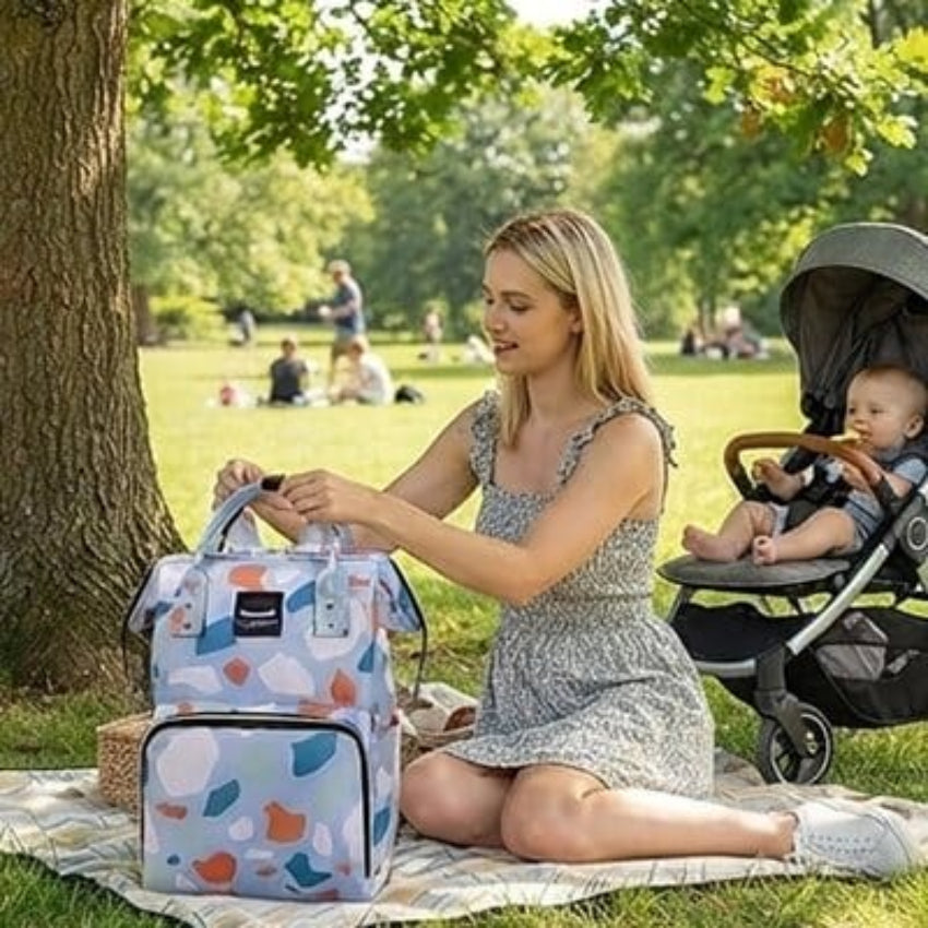 Sac a langer bebe poignées de portage renforcées