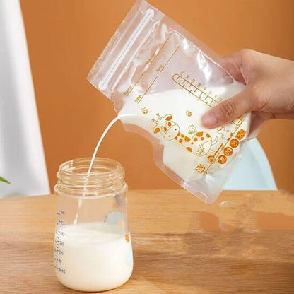 Sachets conservation lait maternel décoration ludique