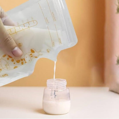 Sachets conservation lait maternel fermeture étanche