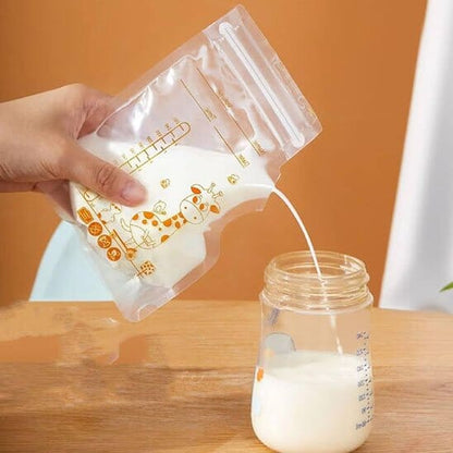 Sachets conservation lait maternel zone d'étiquetage