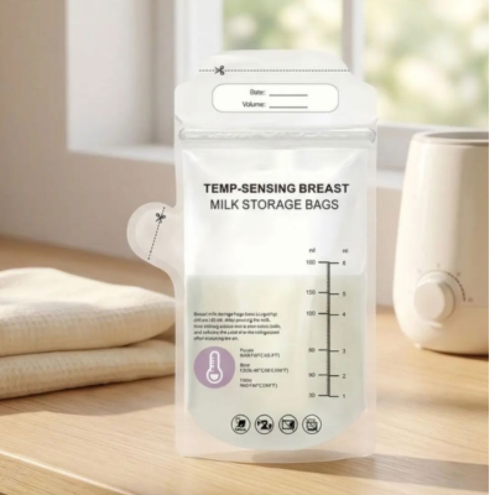 Sachets de conservation lait maternel | Détection température