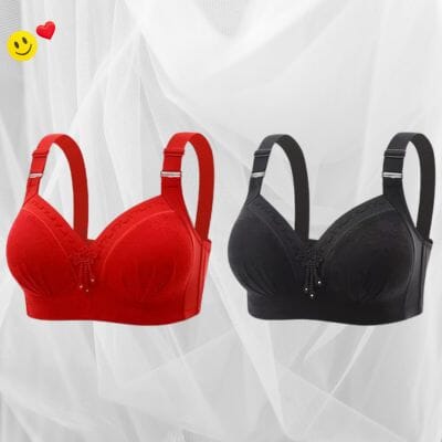 Soutien gorge et grossesse rouge et noir