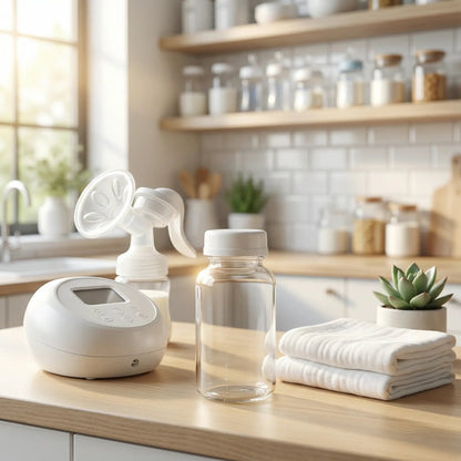 Stockage-lait-maternel-blanc