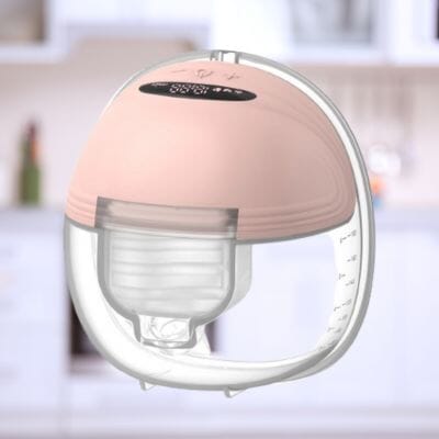 tire-lait-électrique-discret-rose