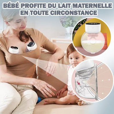 Tire-lait-main-libre-bébé-profite-du-lait-maman
