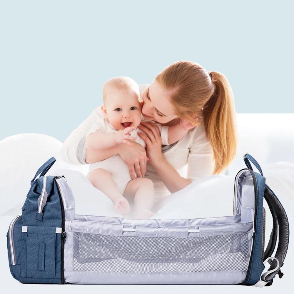 Sac à dos à langer pour bébé - Sac à dos à langer multifonctionnel, sac de  voyage